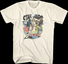 1977 Galactic Tour Star Wars T-Shirt