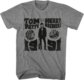 1991 Tour Tom Petty And The Heartbreakers T-Shirt