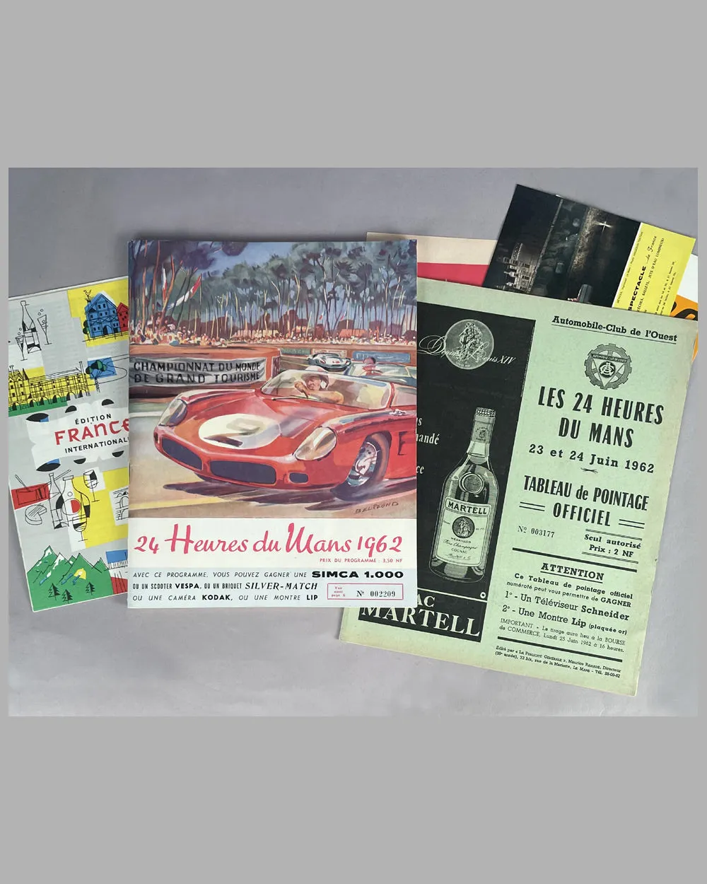 24 Heures du Mans 1962 official race program