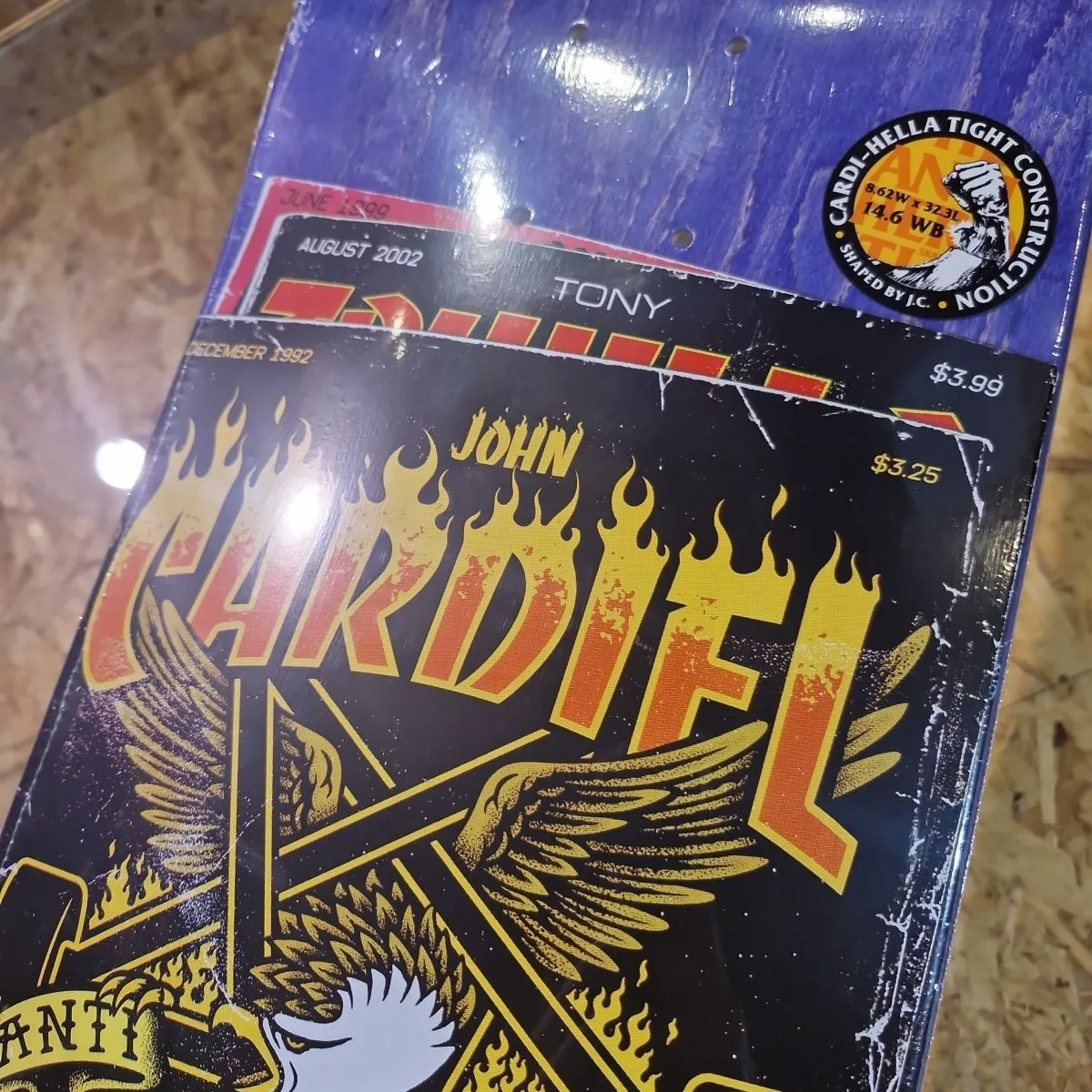 Anti Hero Thrasher Collab Cardiel SOTY 8.62 Deck