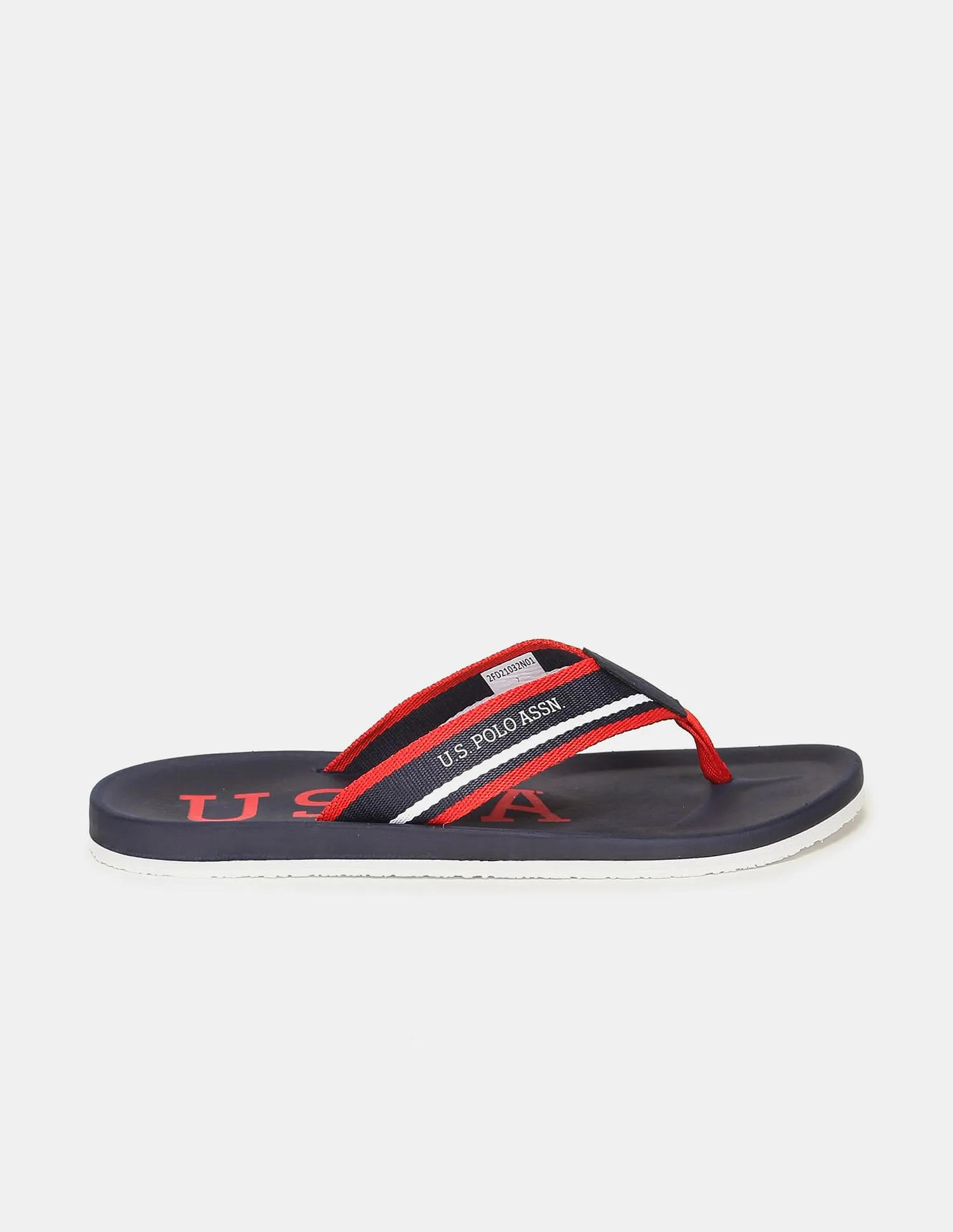 Brand Print Non-Skid Pieres Flip Flops