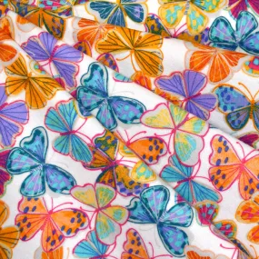 Butterfly Kaleidoscope Cozy Cotton Flannel Multi