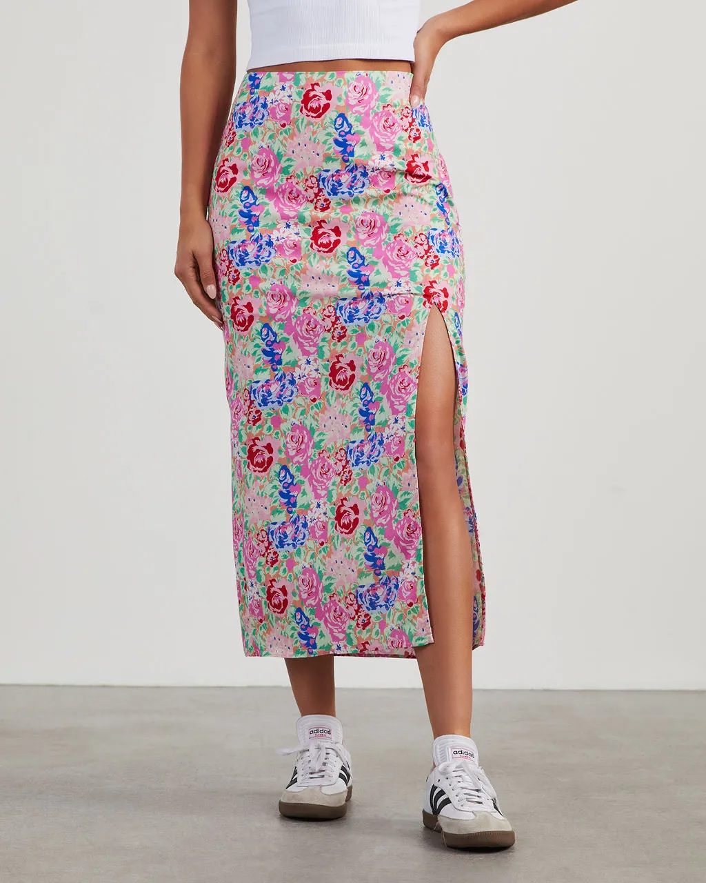 Carlene Floral Midi Skirt