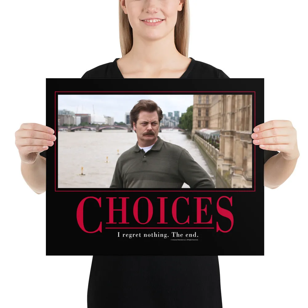 Choices Motivational Poster