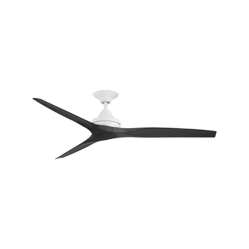 Contoured Blades Ceiling Fan with White Motor | Spitfire AC | ThreeSixty