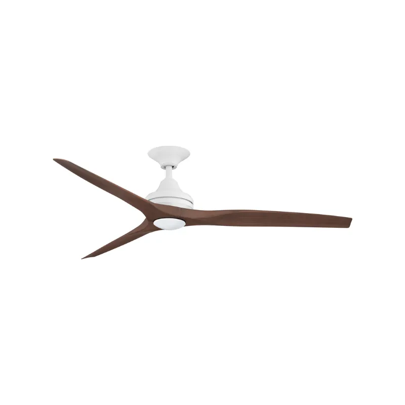 Contoured Blades Ceiling Fan with White Motor | Spitfire AC | ThreeSixty