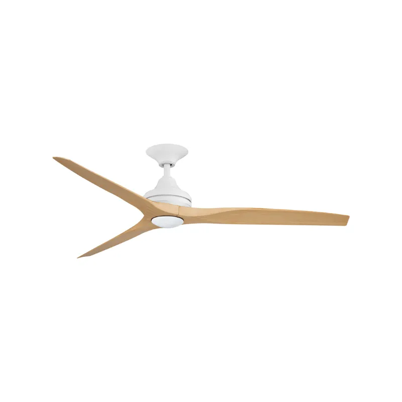 Contoured Blades Ceiling Fan with White Motor | Spitfire AC | ThreeSixty