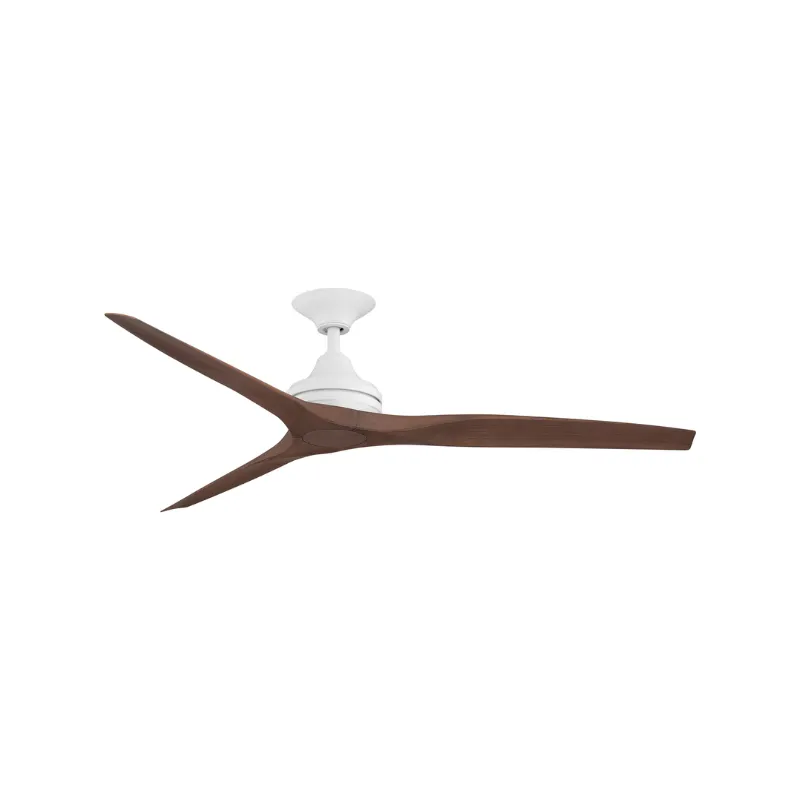 Contoured Blades Ceiling Fan with White Motor | Spitfire AC | ThreeSixty