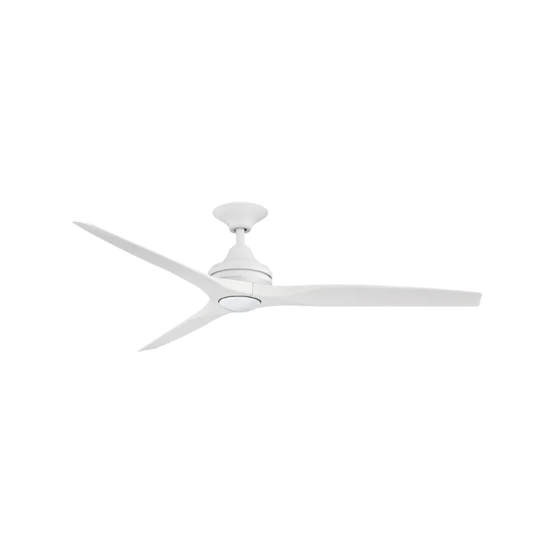 Contoured Blades Ceiling Fan with White Motor | Spitfire AC | ThreeSixty