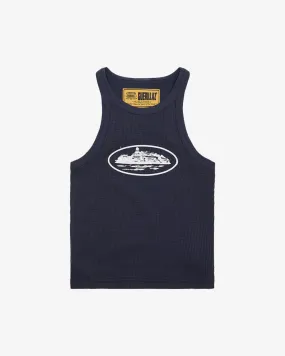 CORTEIZ GUERILLAZ NAVY WOMENS TANK TOP