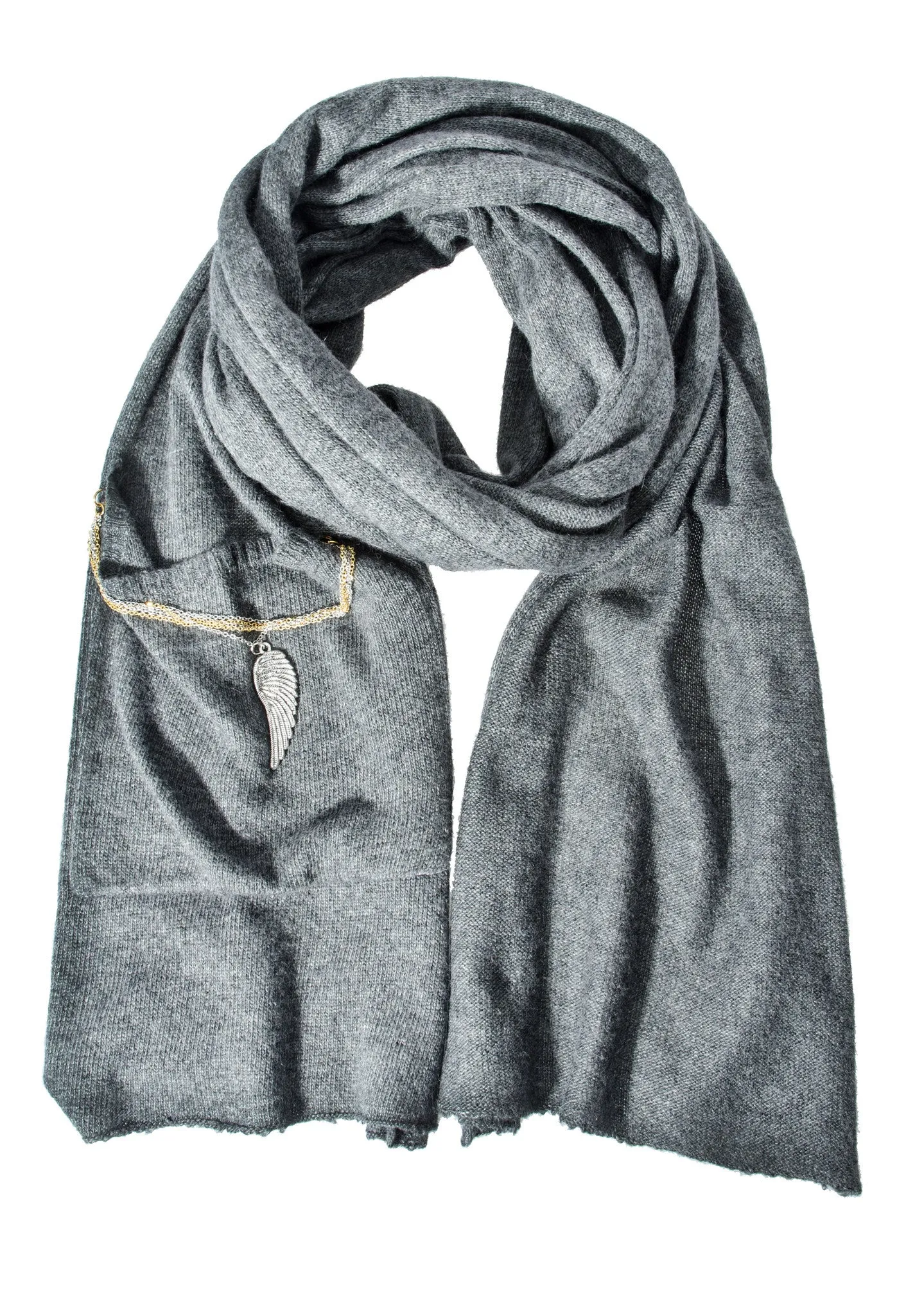 Donni Charm Keepsake Scarf - Charcoal