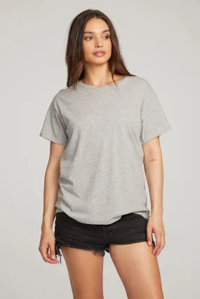 Everyday Essential Heather Grey Crew Neck Tee