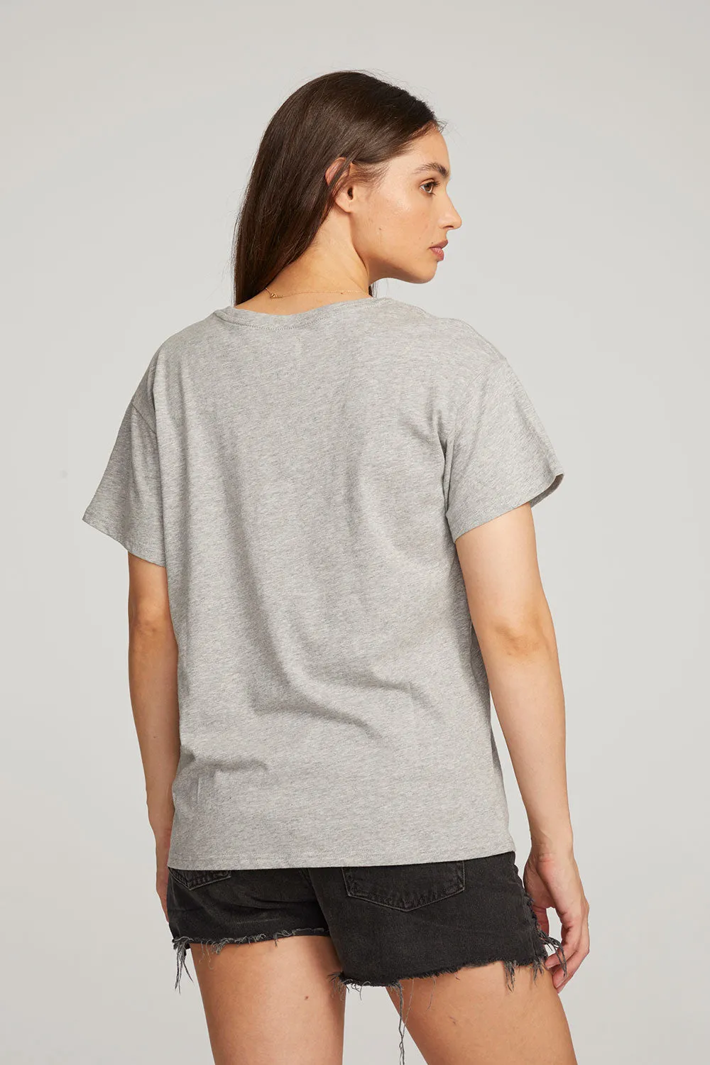 Everyday Essential Heather Grey Crew Neck Tee