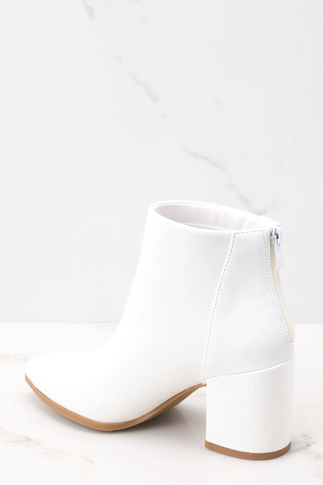 Game Plan White Ankle Boots