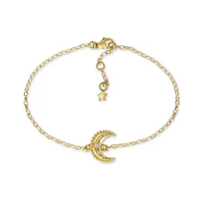 Gold & Diamond Luna Bracelet