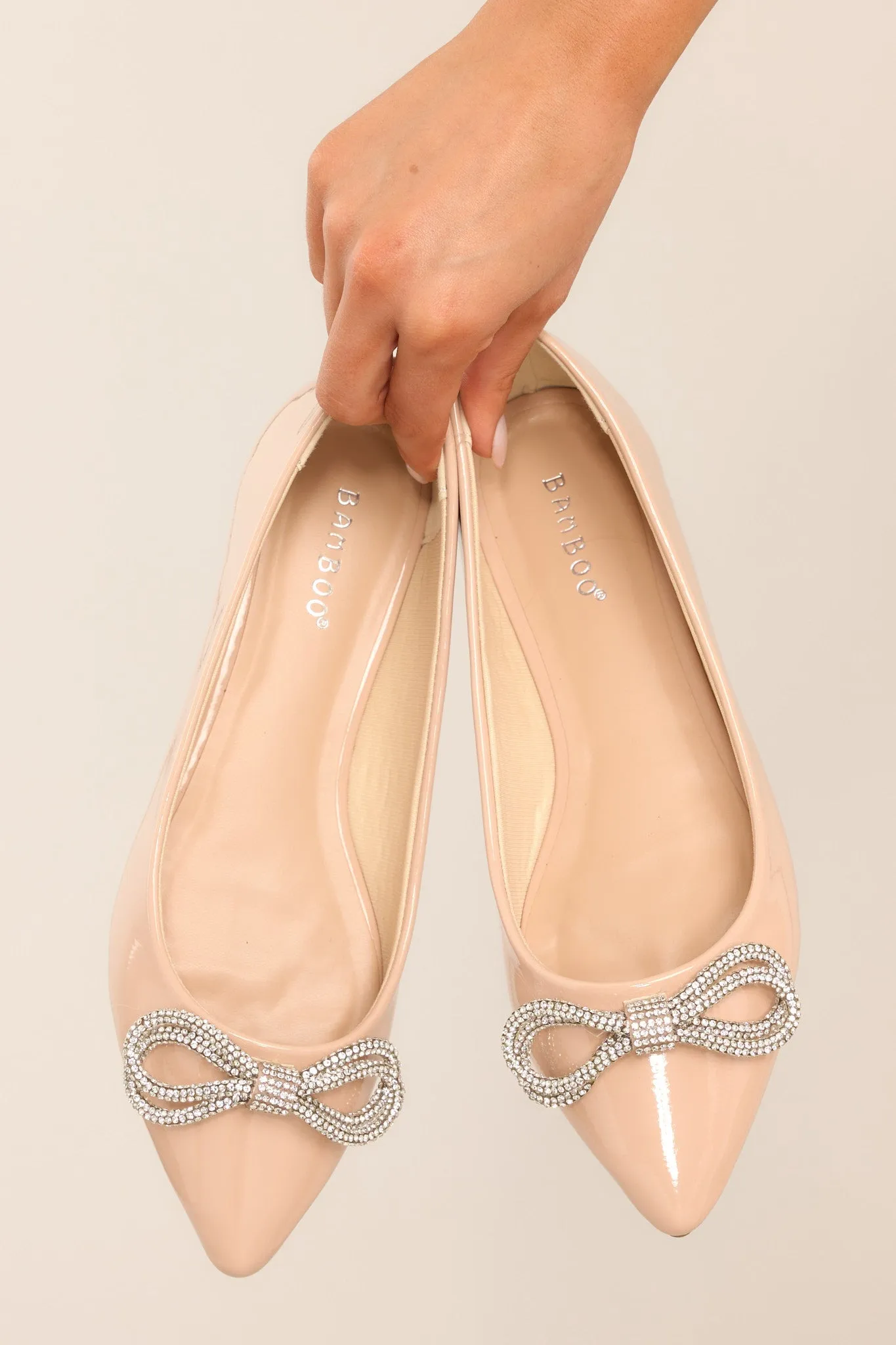 Graceful Glide Nude Ballet Flats