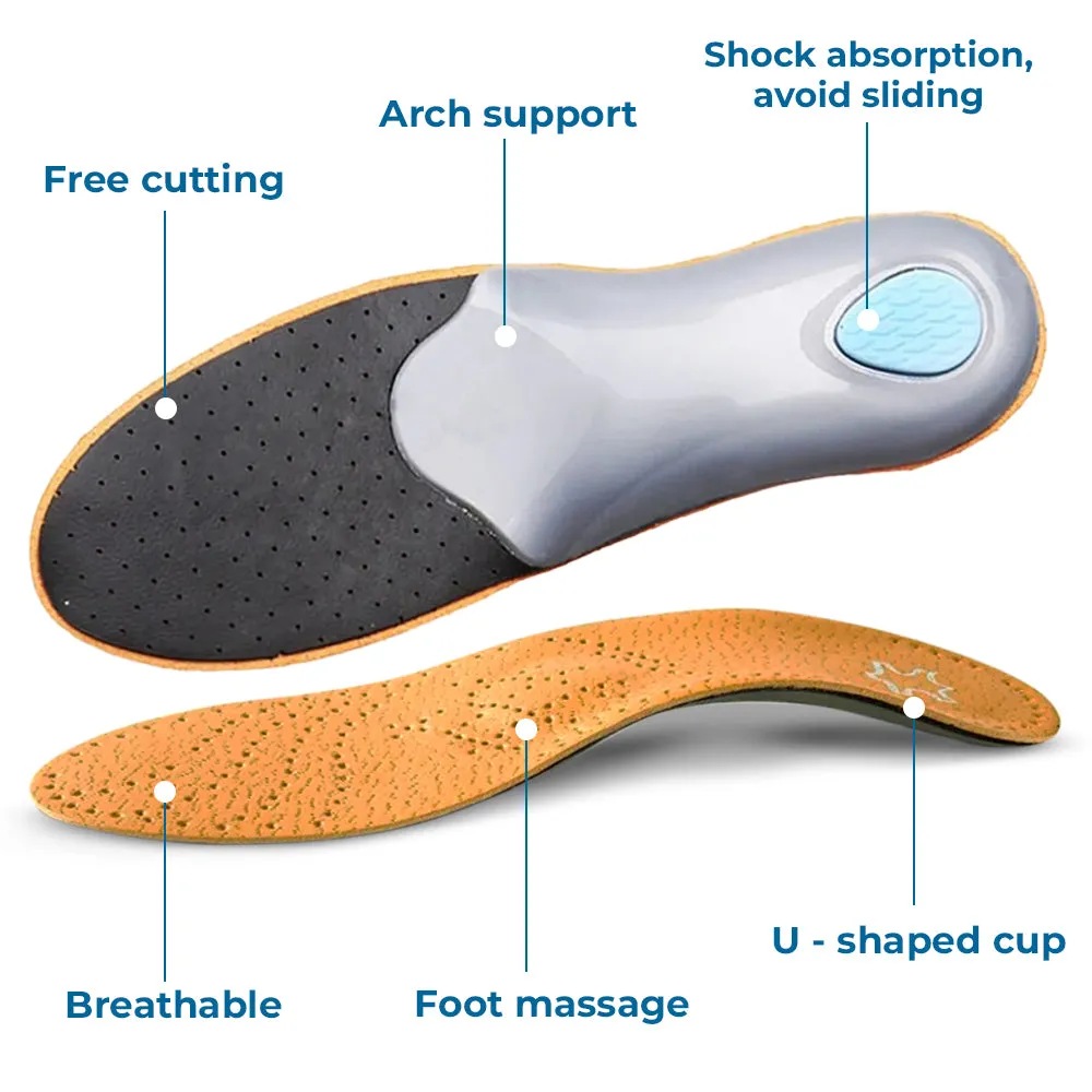 GRW Orthopedic Men Shoes Arch Support Wide Toebox AntiSkid Walking Outdoor