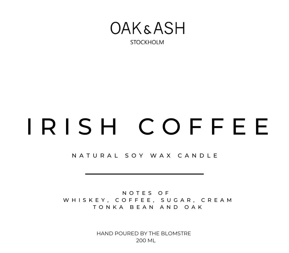 Irish Coffee | Natural Soy Wax Candle | Vegan