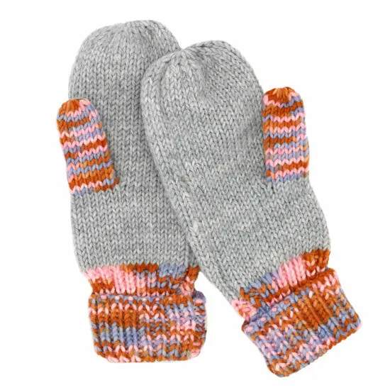 Multi Color Cuff Gloves