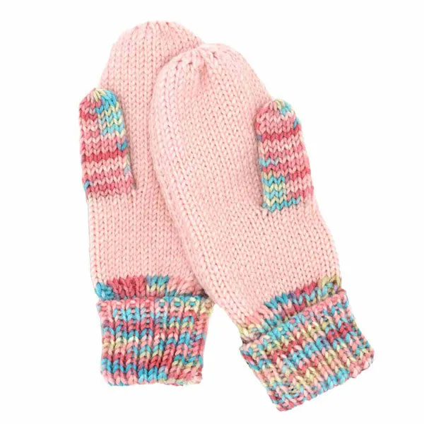 Multi Color Cuff Gloves