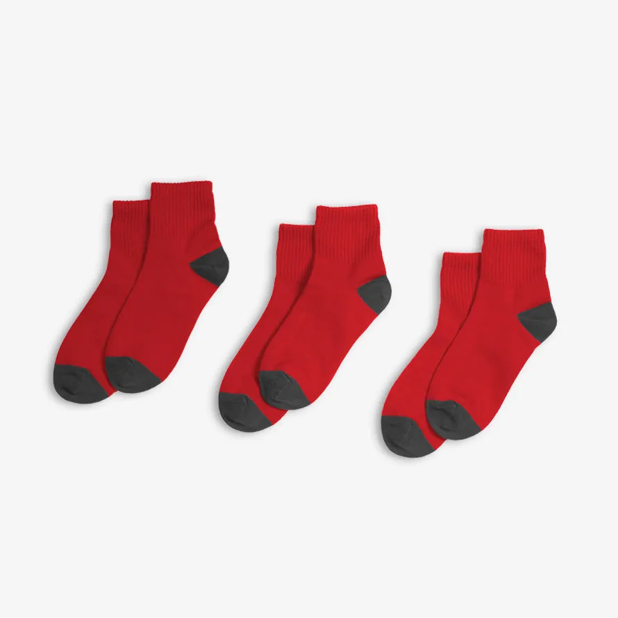 Quarter sock 3-pack