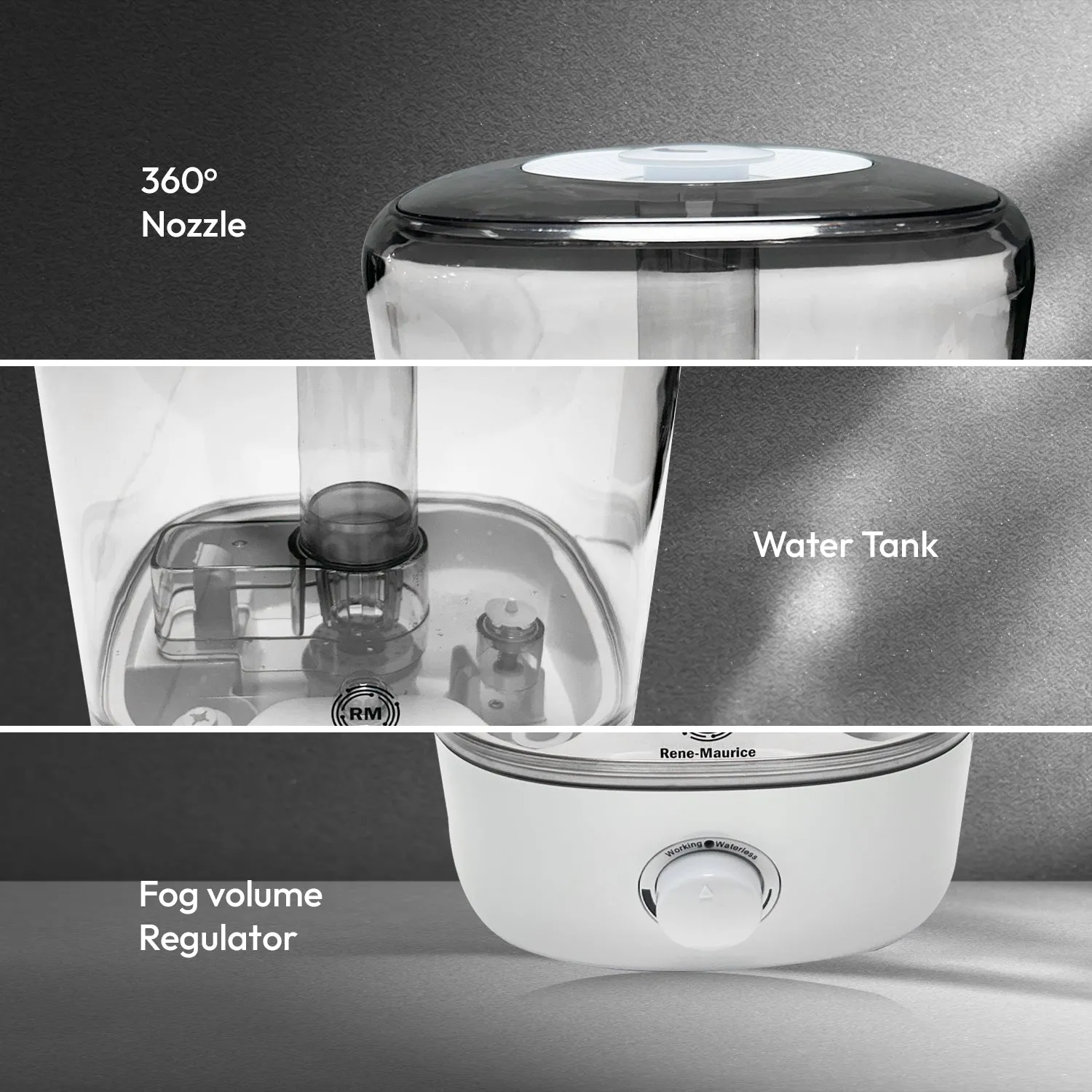 Rene-Maurice Ultrasonic Humidifier for Room