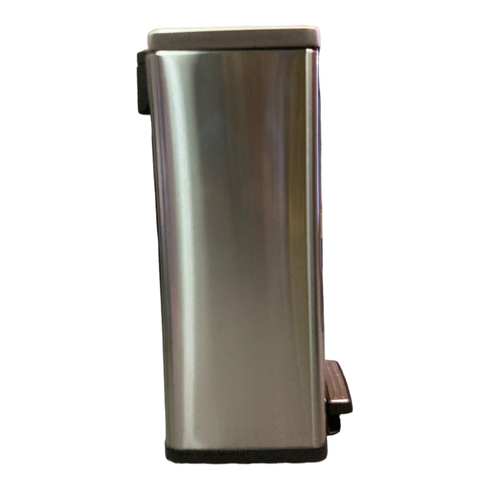 *Scratched* Tramontina 13 Gal Soft Closing Step On Trash Can, Stainless Steel